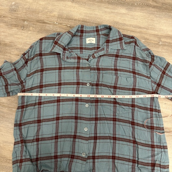 Aritzia Wilfred Free Flannel Button Up, Small - Picture 5 of 5